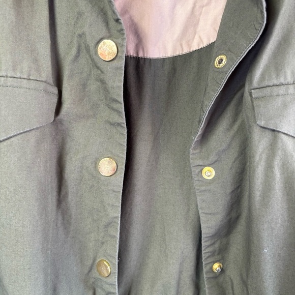 Gretchen Scott The Snappy Classic Olive Green Women's Dress Small - Picture 5 of 11